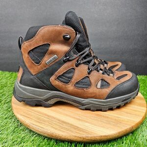 Ecco Receptor Gore Tex Brown Leather Lace Up Hiking Boots Mens EU 43/US 9-9.5